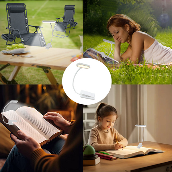 白色书夹小夜灯